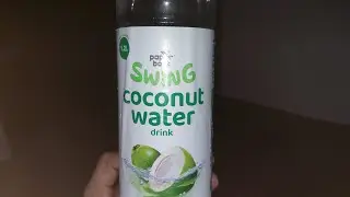 Paper boat swing Coconut water drink || Coconut water drink by paper boat swing