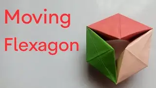 Origami Moving Flexagon Tutorial - Easy Paper Flexagon