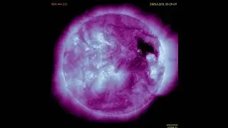 태양 전면 주간 UV (211A) 동영상 (weekly solar full-disk movie in UV : 2025. 12. 29 ~ 2026. 1. 4 #solar#태양#자외선