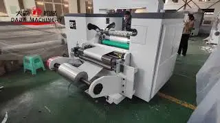 DBFT-J1300H Center Surface Winder High Speed Slitting Machine Type QF-C Cutting aluminum foil
