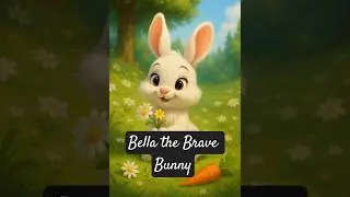 Bella the Brave Bunny 🐰✨ A Story About Courage for Kids #bedtimestory #1minutestory #moralstories