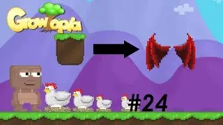 Growtopia - Dirt To Devil #24 | Selling Chicken