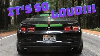 2010 Camaro V6 Straight Piped! Long Tube Headers And Muffler Delete! Cold Start Revs Flybys In Car!