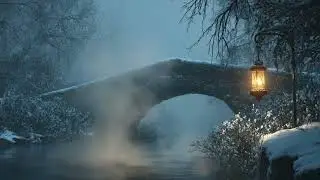 Enchanting Winter Bridge ❄️🕯️ Medieval Music for Peace & Focus (1H)