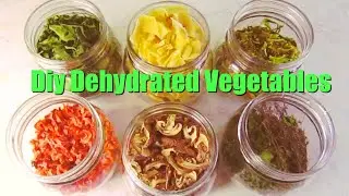 DIY Dehydrated Vegetables | How to Prepare, Dry & Store Veggies |  Benefits of Dried Veggies | Pt.1