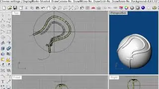 Learning Rhino---Pulling & Projecting