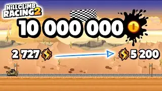 Spending 10 Millions Coins in Hill Climb Racing 2 =  How Much GP ??