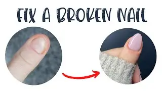 Coffee Filter Tip | How To Repair A Broken Nail with Dip Powder and Coffee Filters