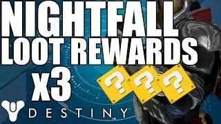 310 EXOTICS WHERE FALLING LIKE RAIN! - Destiny: The Taken King Nightfall Recap x3