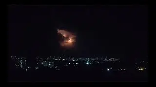 Mysterious Thunder Or Heat Lighting | Scary Clip | The time lapse guy