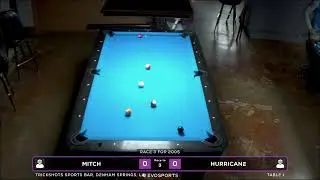 MITCH vs HURRICANE  - TRICKSHOTS SPORTS BAR - TABLE 1 | EvoSports