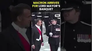 #watch | Macron Attends London Banquet with Dignitaries | #trending #thedailyguardian