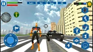 Flying Spider Superhero Crime Simulator | Amazing Spider Rope Man Hero - Android GamePlay