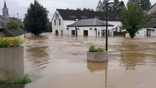 Durbuy Barvaux sur Ourthe Belgium Belgique - Inondations Floods 07-2021