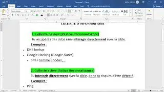 10 Reconnaissance - M202 | Appliquer les m&eacute;thodologies des tests d&rsquo;intrusion