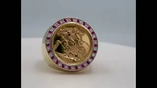 Full Sovereign ring RubyDiamond