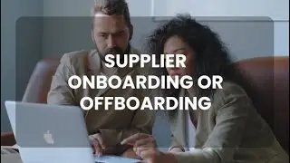 Supplier Onboarding and Offboarding Template for Purchases Departments
