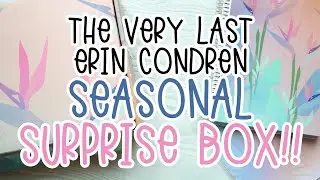 SUMMER SEASONAL SURPRISE BOX | The VERY LAST one! | Erin Condren