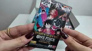 My First box OP09!!!!! One Piece Emperors In The New World.