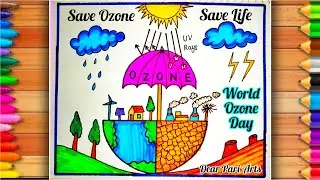 World Ozone Day Drawing/Ozone Day Best Poster/Ozone Day Poster Drawing/Ozone Day Drawing Competition