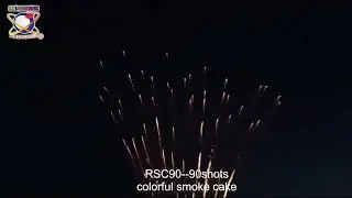 RSC90 90shots colorful smoke cake