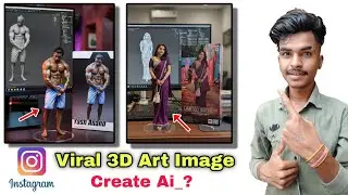 How To Create Nano Banana Model Image in Gemini | Instagram Trending 3D Statue Art Photo Generate Ai