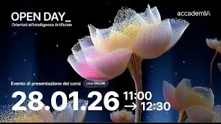 Open Day AccademIA: Corsi di Intelligenza Artificiale Generativa per Aziende e Professionisti 2026