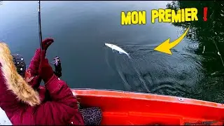 Elle P&ecirc;che un SANDRE pour la Premi&egrave;re Fois ( p&ecirc;che aux leurres)