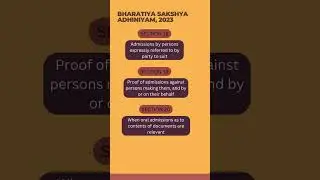 section 18 to 20 bsa evidence act #bsa #indian evidence #shortsfeed