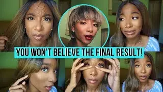 WATCH ME TRANSFORM THIS HAIR ✂️ Sensationnel SHAYNA SYNTHETIC WIG REVIEW | Sams Beauty