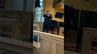 Sonata in A Major, C. Franck. Performed by Mitchell Reilly on violin and Jihyun Oh on piano.
