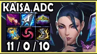 Kaisa vs Varus (PERFECT KDA) ADC - NA Master Patch 12.5 ✅