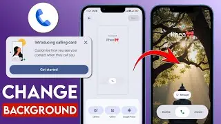 Calling Card in Google Dialer (New UPDATE) Calling Background Photo kaise lagaye | NEW UI