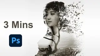 3 Minutes-Photoshop Tutorial: Double Exposure