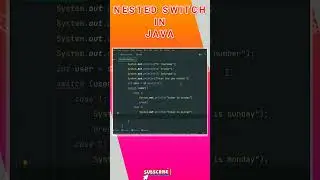 NESTED SWITCH IN JAVA. @Adi_Code_Hub  #shorts