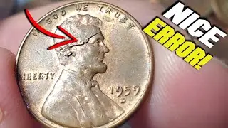 $125 PENNY HUNT! COIN ROLL HUNTING PENNIES! (NICE ERROR!)