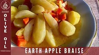 SUNROOT / SUNCHOKE / EARTH APPLE / JERUSALEM ARTICHOKE SAUT&Eacute;E WITH ORANGE AND OLIVE OIL