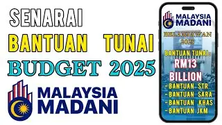 Senarai Bantuan Tunai 2025 Belanjawan 2025