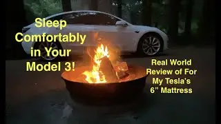 Mattress Review for the Tesla Model 3
