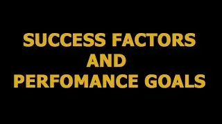 NLP LifeSets - Success Factors and Performance Goals
