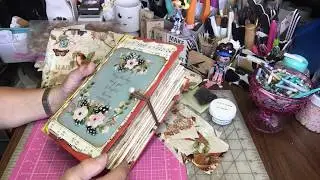 JunkJournal Altered Book bird themed