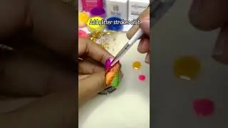 Easy holi  nail art 🎨🖍️ #nailart  #holi #holispecial #nails #naildesign