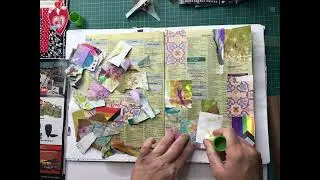 Easy Scrappy Glue Book #gentlejournaling #rehashyourstash