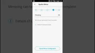 How to mirror Apollo to another Apollo using Apollo App (Android)