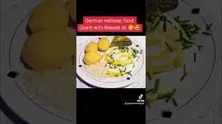 🇩🇪 German national dish: Quark with linseed oil 🤩😋 Deutsches Nationalgericht aus der Lausitz 😋🤩