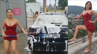 Car Wash Challenge with Friends
