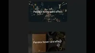 Parallax hover card effect