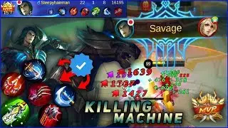 LEOMORD QUICK SAVAGE GAMEPLAY, an EASY-SAVAGE Hero with His Verified Build! Mobile Legends