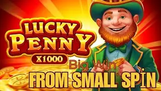 New Slot Lucky Penny Big Win From $2 Bet - Last Spin Free Games Win