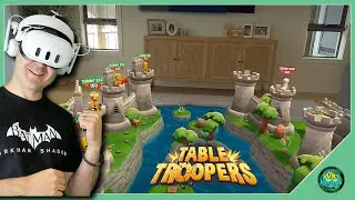 Черви в VR? Обзор Table Troopers в Meta Quest 3 &ndash; настольная война в смешанной реальности!